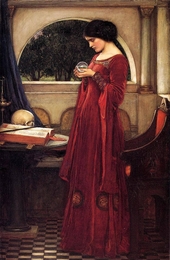 The Crystal Ball 1902 By John William Waterhouse