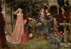 The Enchanted Garden 1917 By John William Waterhouse