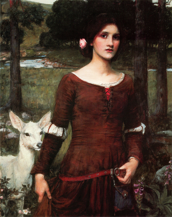 The Lady Clare by John William Waterhouse | Oil Painting Reproduction