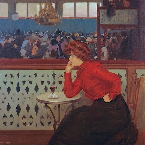 At a Table In the Moulin De La Galette | Oil Painting Reproduction