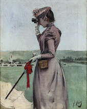 At The Races By Ramon Casas