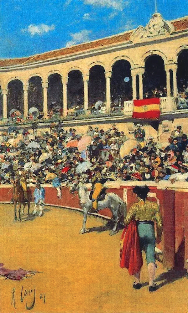 Bullfight In Seville by Ramon Casas | Oil Painting Reproduction