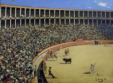 Bullfighting In Barcelona By Ramon Casas