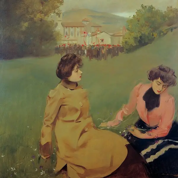 Caramels Folk Easter Festivities By Ramon Casas