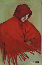 Gitana amb Mantoo Vermell By Ramon Casas