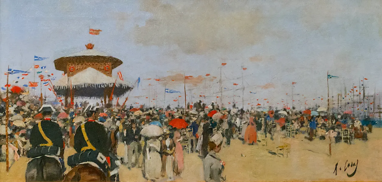 Grand Opening Of The Regatta In Barcelona By Ramon Casas