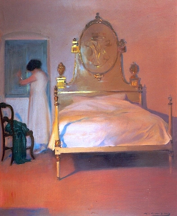 Interior 1 by Ramon Casas | Oil Painting Reproduction
