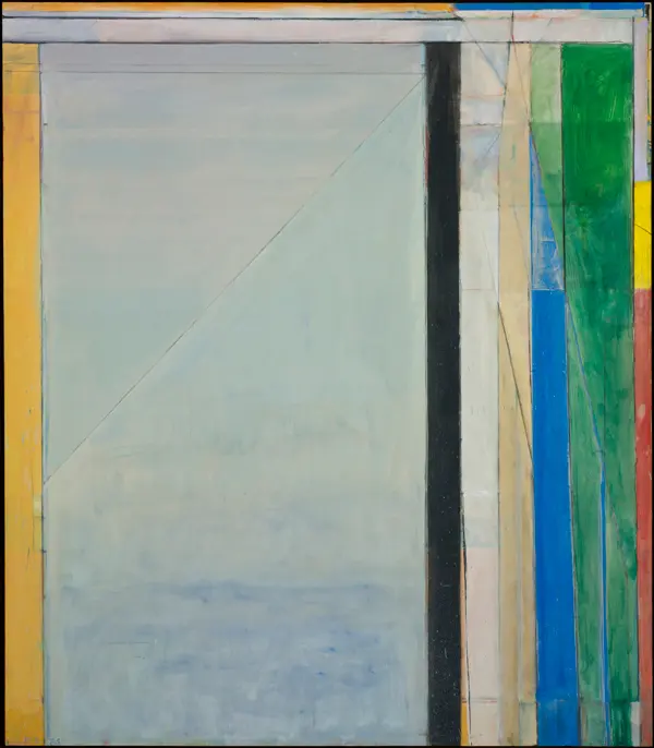 Ocean Park No 86 By Richard Diebenkorn