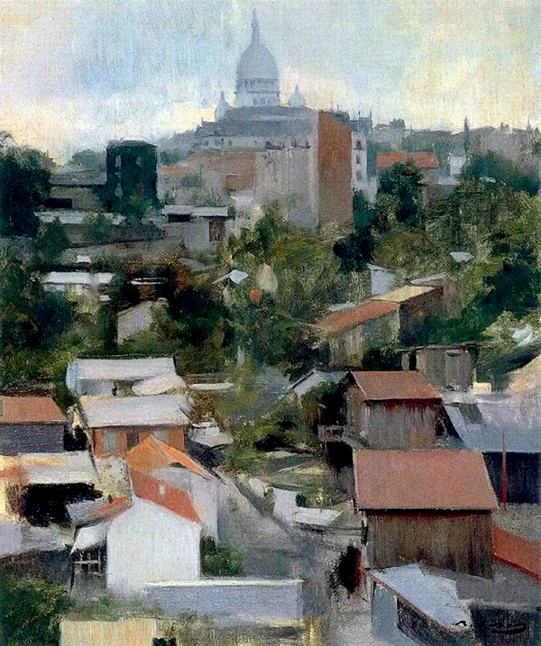 Le Sacre Coeur Montmartre by Ramon Casas | Oil Painting Reproduction