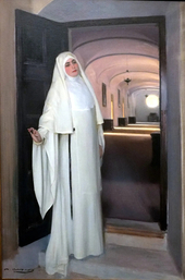 Nun In The Doorway 1925 By Ramon Casas