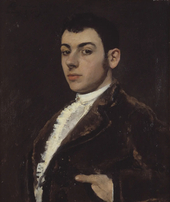 Portrait Of A Young Man By Ramon Casas