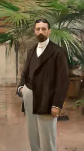 Portrait Of Eduardo Nieto By Ramon Casas