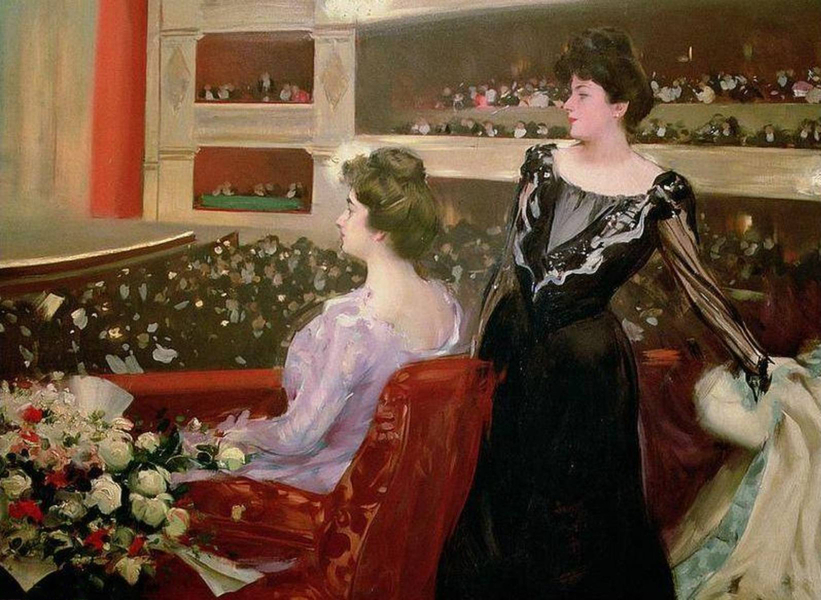 The Lyceum by Ramon Casas | Oil Painting Reproduction