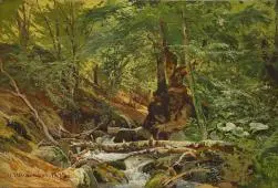 Forest Landscape 1879 By Ivan Shishkin