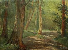 Forest Path 1892 By Ivan Shishkin