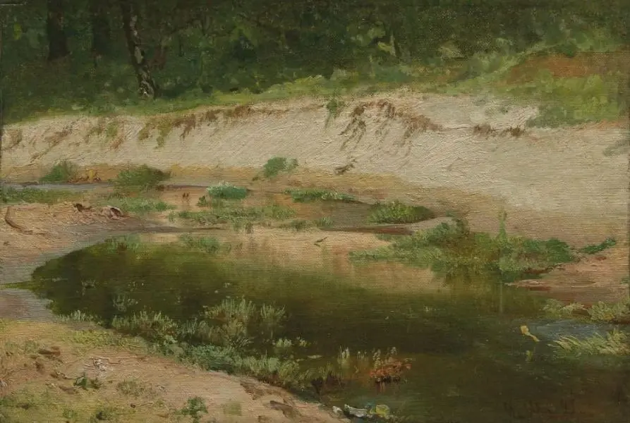 Forest Stream 1895 By Ivan Shishkin