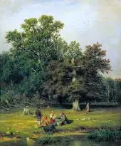 For Mushrooms 1870 By Ivan Shishkin