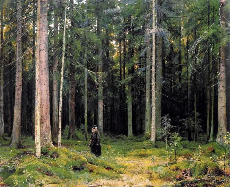 In the Forest of Countess Mordvinova 1891 | Oil Painting Reproduction
