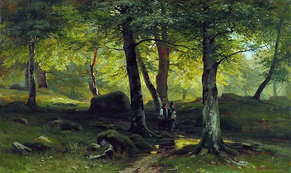 In the Grove 1865 by Ivan Shishkin | Oil Painting Reproduction