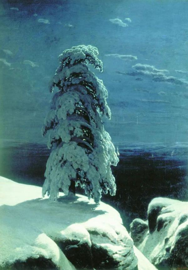 In the Wild North 1891 by Ivan Shishkin | Oil Painting Reproduction