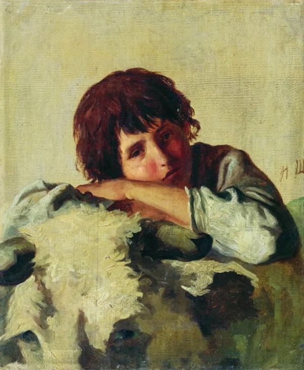 Italian Boy by Ivan Shishkin | Oil Painting Reproduction