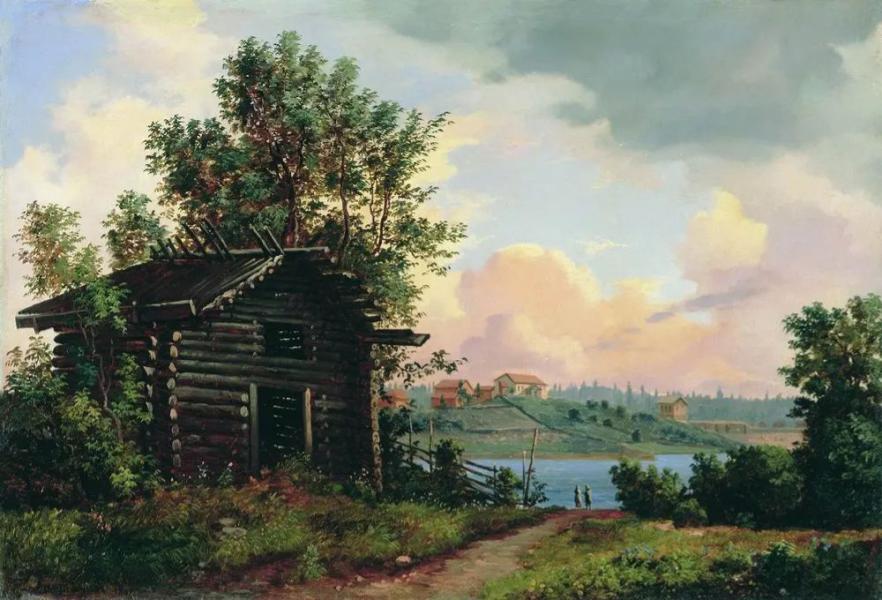 Landscape 1861 by Ivan Shishkin | Oil Painting Reproduction