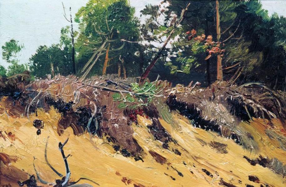 Landscape Open by Ivan Shishkin | Oil Painting Reproduction