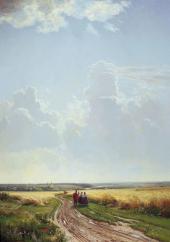 Noon in the Vicinity of Moscow 1869 By Ivan Shishkin