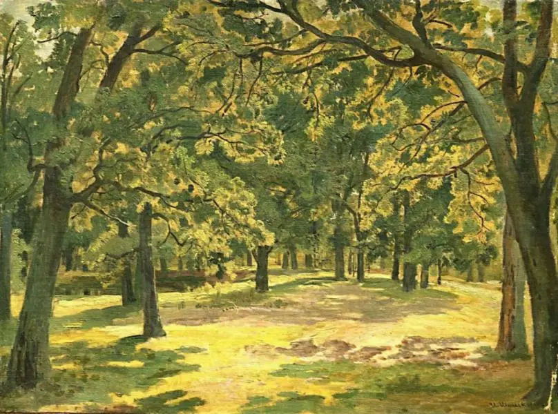 Oak Forest By Ivan Shishkin