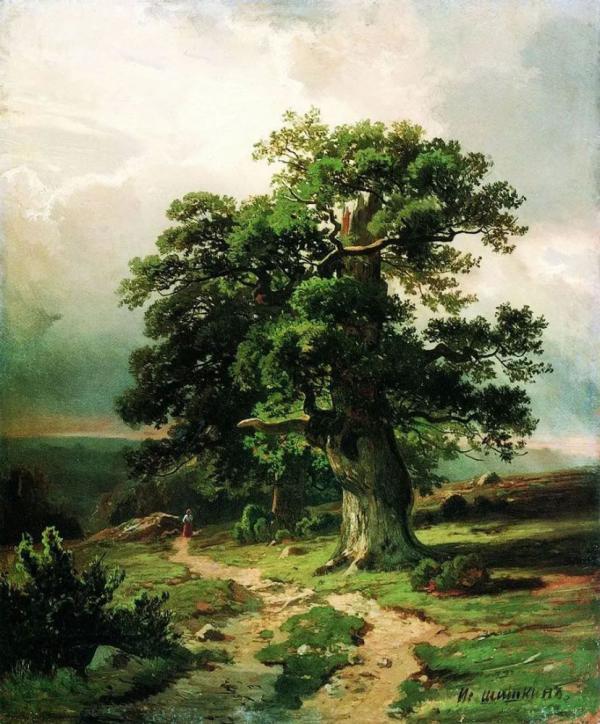 Oaks 1865 by Ivan Shishkin | Oil Painting Reproduction