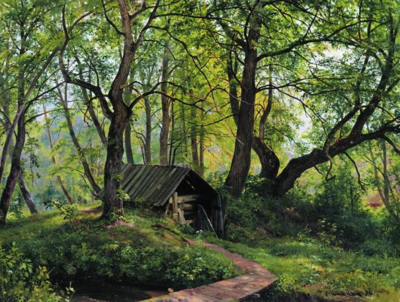Old Linden 1894 by Ivan Shishkin | Oil Painting Reproduction