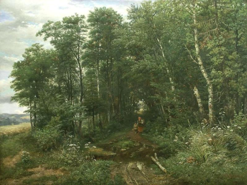 Pickers 1870 by Ivan Shishkin | Oil Painting Reproduction
