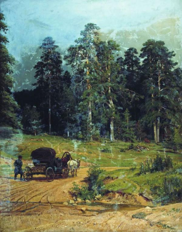 Polesie 1883 by Ivan Shishkin | Oil Painting Reproduction