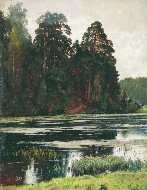 Pond 1881 by Ivan Shishkin | Oil Painting Reproduction