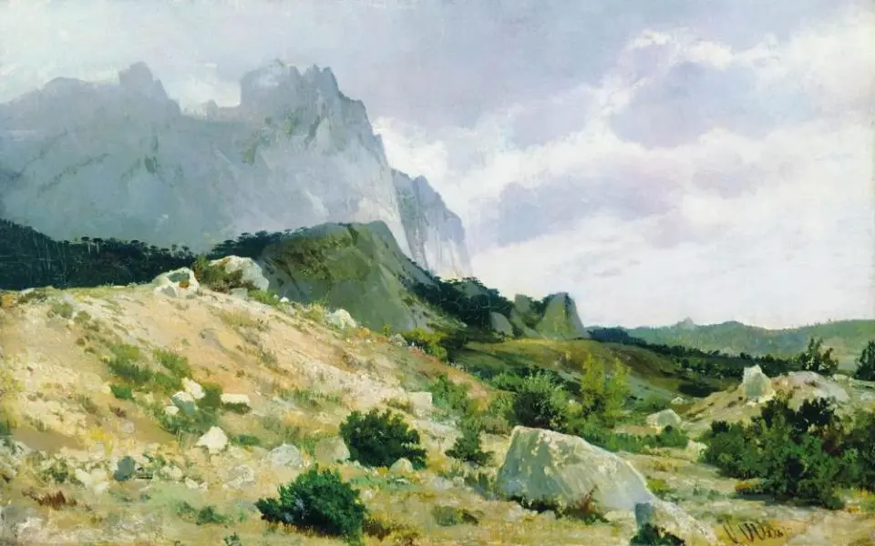 Rocky Shore 1879 By Ivan Shishkin
