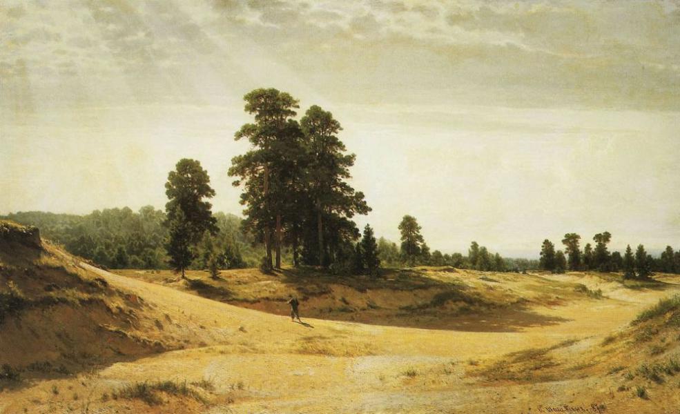 Sands 1887 by Ivan Shishkin | Oil Painting Reproduction