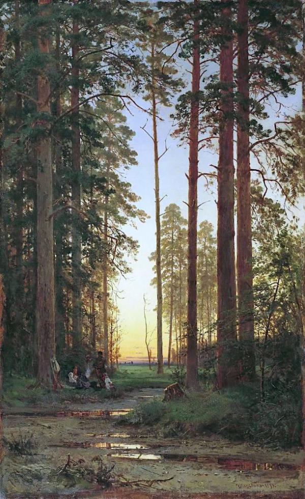 The Edge of the Forest 1879 by Ivan Shishkin | Oil Painting Reproduction