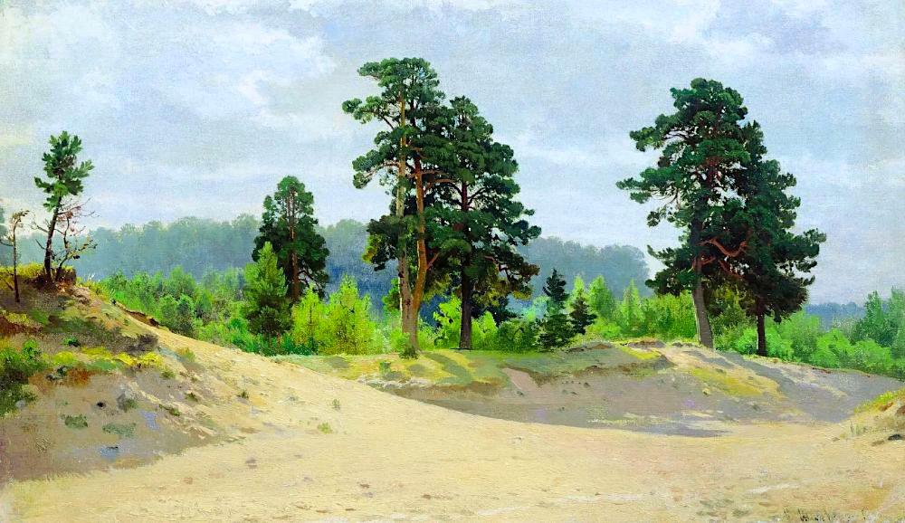 The Edge of the Forest 1890 by Ivan Shishkin | Oil Painting Reproduction