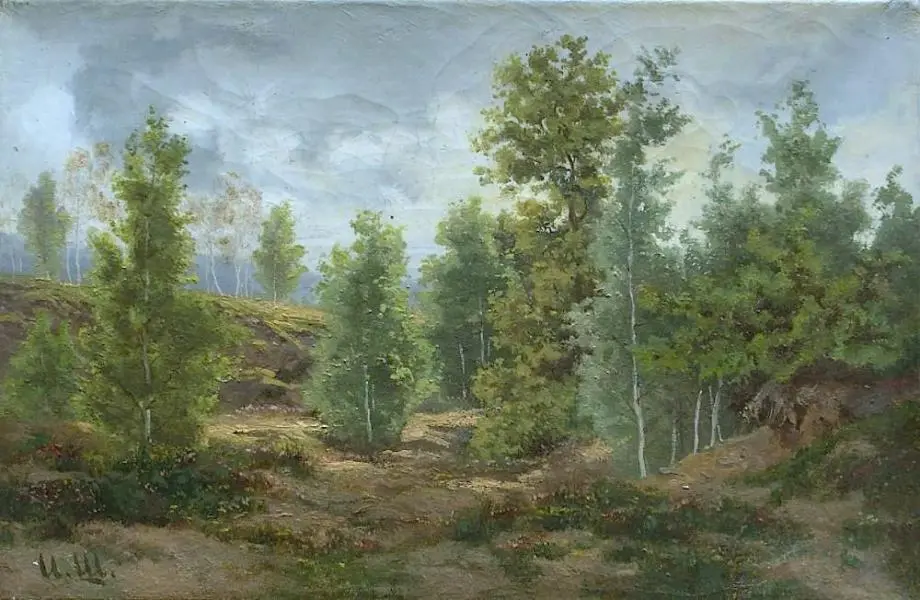 The Edge of the Forest By Ivan Shishkin