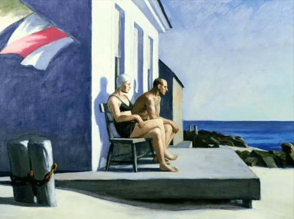 Sea Watchers by Edward Hopper | Oil Painting Reproduction