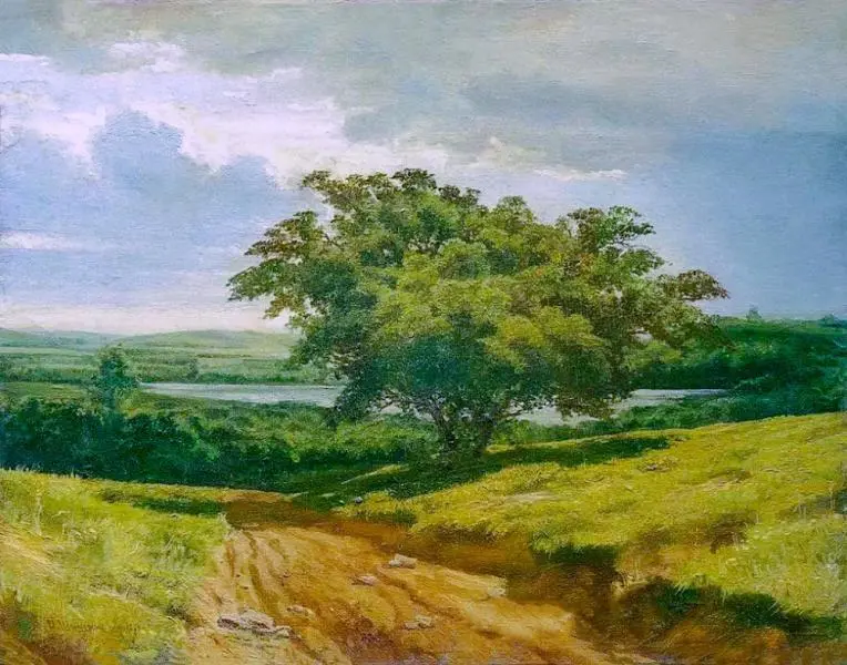 The Road 1874 By Ivan Shishkin