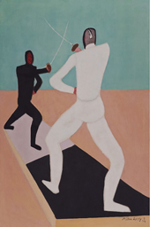 The Fencers 1944 By Milton Avery