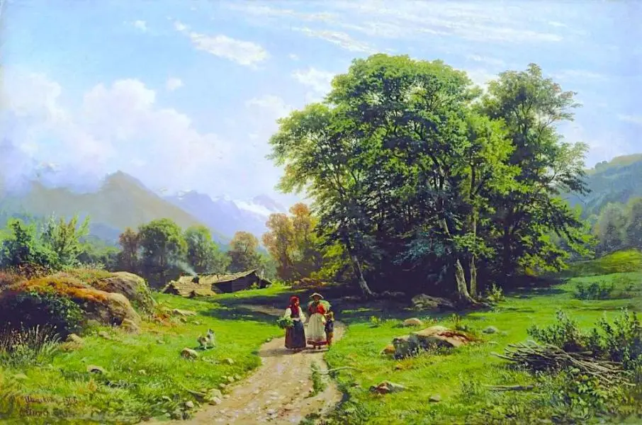 View Near Dusseldorf 1866 By Ivan Shishkin