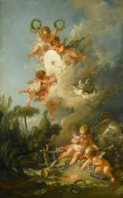 Cupids Target By Francois Boucher