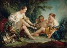 Diana After The Hunt By Francois Boucher