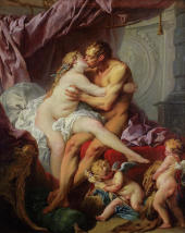 Hercules and Omphale By Francois Boucher