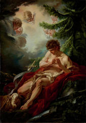 Saint John The Baptist By Francois Boucher