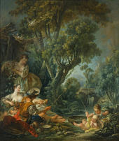 The Angler By Francois Boucher