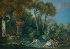 The Bathers By Francois Boucher