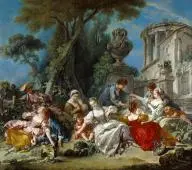 The Bird Catchers 1748 By Francois Boucher